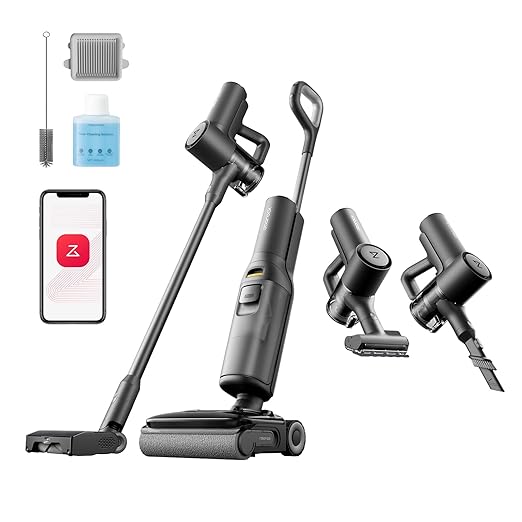 roborock F25 ACE Combo Wet Dry Vacuum Cleaner 5-in-1 Cordless Stick Vacuum Mop Smart Hard Floor Washer with 180° Lie-Flat AI Assitant Wheels Self Cleaning 65 min Runtime Whole House Cleaning