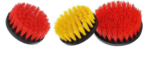 16Pcs/Set Drill Scrubber Cleaning Brush Kit for Bathroom Surfaces Tub Tile and Grout