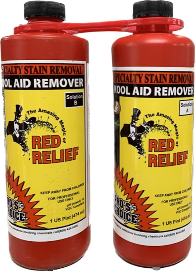 Red Relief Part A &amp B- Red Stain Remover