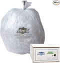 Mint-X Rodent Repellent Trash Bags 1.3 Mil Flat Seal 46 Height x 33 Length Clear (Pack of 100) (MX3346XHC)
