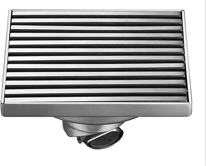 Stainless Steel Square Floor Drain Engineering Large Displacement(20x20cm)