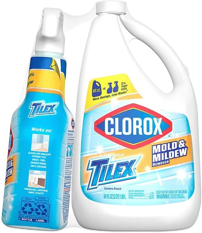 Tilex Clorox 2 Piece Set Clear 96 Fl Oz