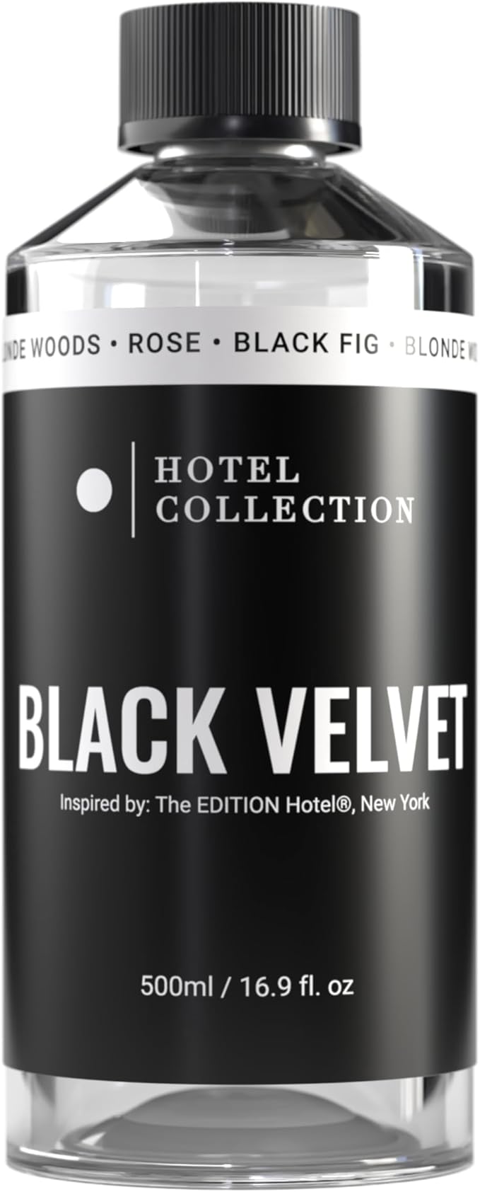 Hotel Collection Diffuser Oil - Black Velvet - Aromatherapy Essential Fragrance Oil - Blonde Woods Rose and Black Fig - 500ML 16.9 Fl oz