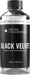 Hotel Collection Diffuser Oil - Black Velvet - Aromatherapy Essential Fragrance Oil - Blonde Woods Rose and Black Fig - 500ML 16.9 Fl oz