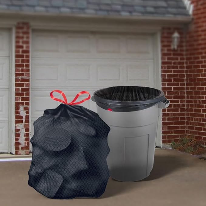 Member' Mark Power Flex 33-Gallon Large Trash Bags Unscented ~ (90 Count).