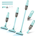 Handheld Vacuum CleanerUltra-Lightweight Mini Portable Vacuums for Home 6 in 1 Stick Vac Cleaners for CarPet Hair(Green Cordless)
