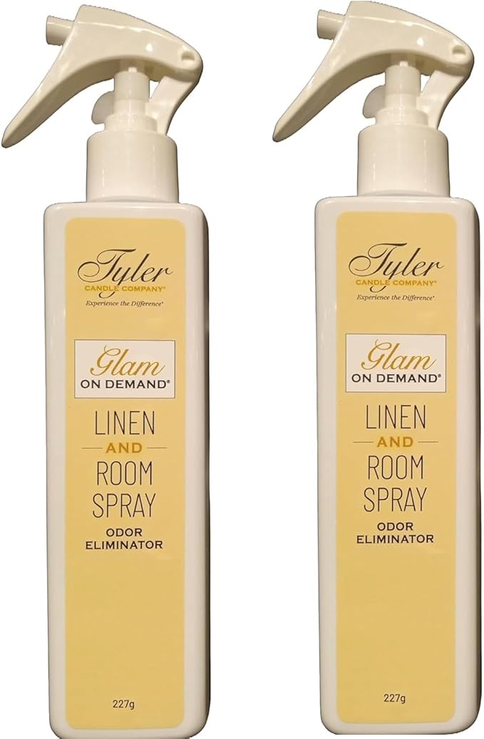 Tyler Candle Company - Spray On Demand - Kathina fragrance - 227g / 8oz (Pack of 2) Clear