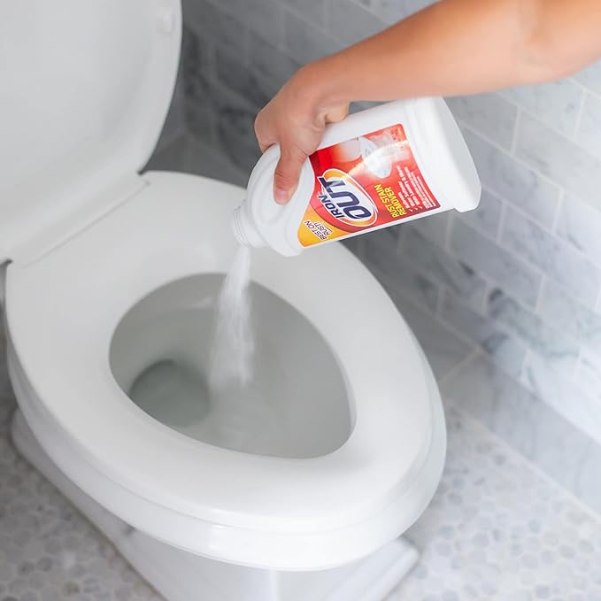 Iron OUT Powder Rust Stain Remover Remove and Prevent Rust Stains in Bathrooms Kitchens Appliances Laundry and Outdoors 4 Pound 12 Ounce Pack of 6
