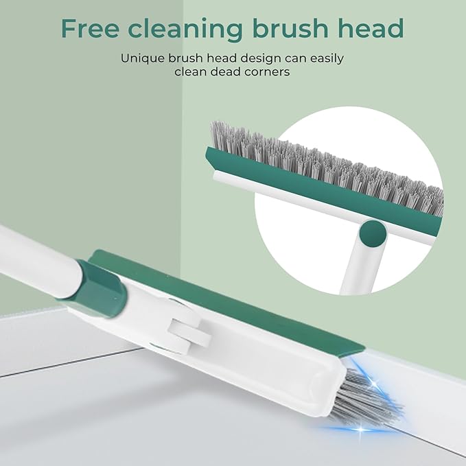 Baseboard Cleaner Tool with Handle 60 Extendable Long Handle Baseboard Cleaner with 5 Reusable Pads for Baseboards Cleaning Ceiling Wall Floor Bathroom Kitchen