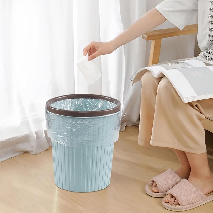 4 Gallon Small Clear Trash Bag 1500 Counts Bathroom Trash Can Liners 15 Rolls