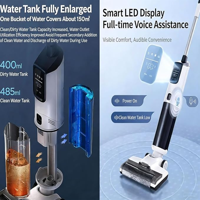 Smart Floor Scrubber Home Automatic Sweeper Vacuum and Mop Combination Machine