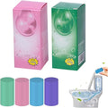 4PC Concentrated Descaling Toilet Cleaning Stick2024 Upgrade Effective Toilet Bowl Cleaning Stick Toilet Bowl Cleaners Toilet Bowl Cleaners Stick for Deep Cleaning Powerful Descaling (4)(Pink+Green)