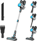 DUMOS Cordless Vacuum Cleaner Lightweight Stick Vacuum Cleaners for Home Powerful Suction &amp LED Lights Rechargeable Battery for Carpets Pet Hair Hardwood Floors