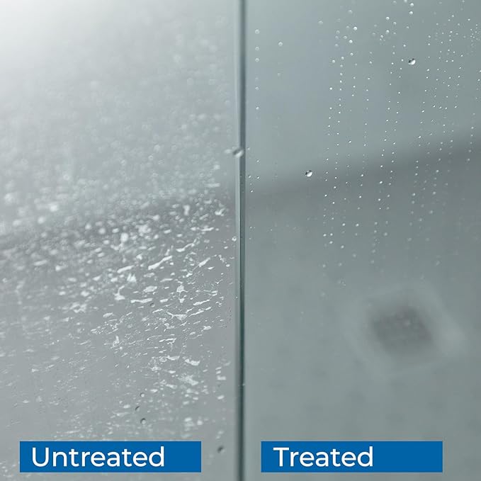 Mapei UltraCare Sealer for Glass Tiles &amp Shower Doors 12 oz Spray Easy-to-Use Protective Barrier for Water Repellency Reduces Soap Scum &amp Hard Water Buildup Keeps Glass Cleaner Longer
