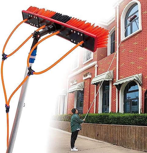 Window Cleaning PoleSolar Panel Cleaning EquipmentTelescopic Window Washing EquipmentWater Powered Window Cleaning Pole for Outdoor Tall Windows