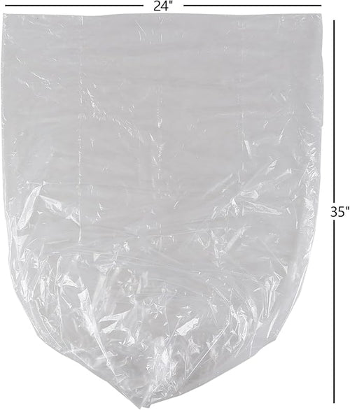 13 Gallons Kitchen Garbage Bin Liner Clear Trash Bags 150 Counts 6 Rolls