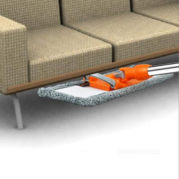 Flat Mop Household Wood Floor Rotating Lazy to Dry Wet Dual-use Tow Clean Hand-Washing Mop