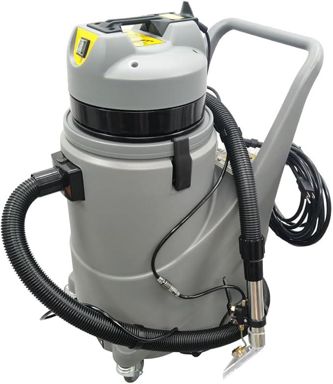 Commercial Carpet Extractor Machine 30L/7.9gal Carpet Cleaning Machine 4 in 1 Professional Wet Dry Spraying Washing Vacuum Floor Curtain Sofa Extractor Cleaner 1000W 110V