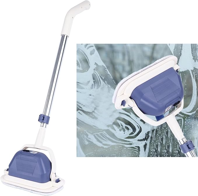 Electric Glass Tool Automatic Push and Wipe Window Cleaner for Indoor and Outdoor Dual Mode Handle Ergonomic Design