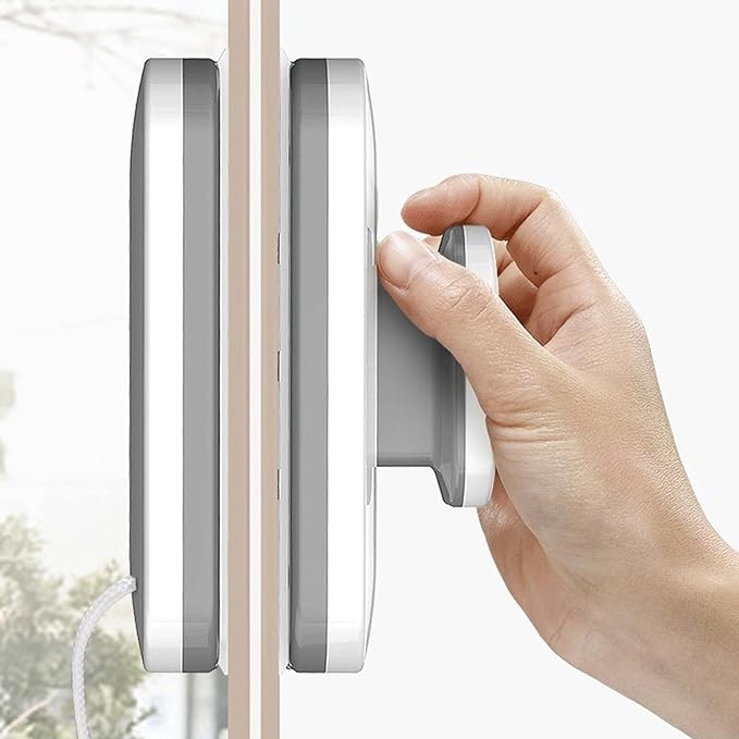 Magnetic Windshield Cleaner ToolMagnetic Double Sided Window Cleaner with Safe Rope Windshield Wiper Cleaning Tools for Office Glasses