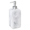 Avanti Linens - Soap Dispenser/Lotion Pump Resin Countertop Decor Marble Inspired Home Accessories (Catania Collection)