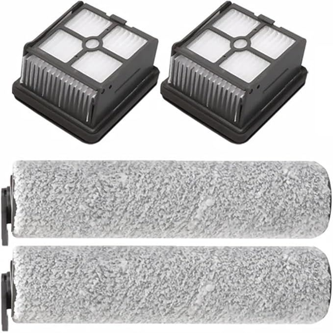 Roller Main Soft Brush Hepa Filter 。Compatible for Dreame H11 MAX。 Electric Floor Household Wireless Vacuum Cleaner Accessories (Color : Set 2)