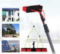 Window Washing Kit with Extension Pole Solar Panel Cleaning Kit Multi Angle Adjustable and Telescopic for Cleaning Photovoltaic and Solar Panels and Other Cleaning Activities.