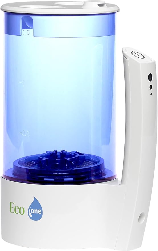 Eco One Portable Hypochlorous Acid (HOCL) Generator Machine DIY Multi-Purpose Cleaner &amp Disinfectant Includes Test Strips Microfiber Cloth and Fine Mist Sprayer