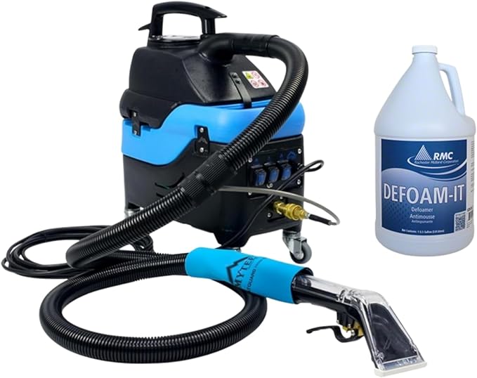 TTS Products Cleaning Bundle- Mytee S-300H Tempo Heated Carpet &amp Upholstery Extractor + RMC Defoam It 1 Gal