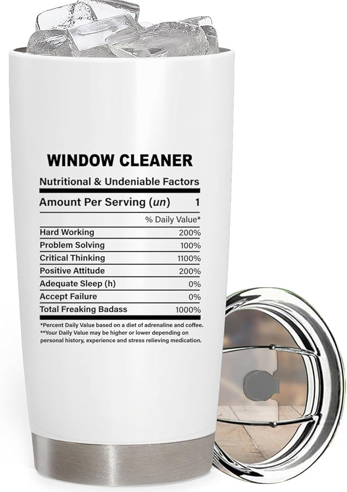 Generic Window Cleaner Gifts Gift For Window Cleaner Window Cleaner Promotion Gift Window Cleaner appreciation gift Tumbler 20 Oz