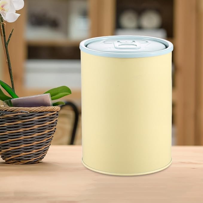 Yajuyi Tabletop Garbage Bin Mini Wastebasket Trash Container Paper Waste Basket for Dining Room 4.5L