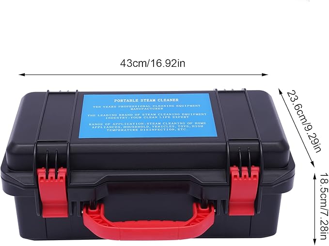 3-In-1 Function Steam Cleaner 1700W 110V Portable Smart High Pressure Steam Cleaner with Indicator Two Switch Multipurpose Power Steamer Handheld Cleaner Steamer for Bed Floor Car Kitchen