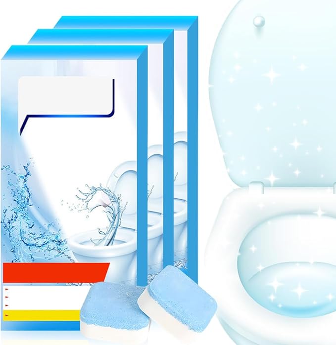 Toilet Bowl Cleaner Tablets 2026 New Drop-In Cleaner for Freshness Deodorizing &amp Stain Removal (48 Pack)