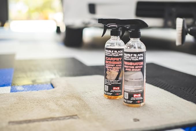 P &amp S PROFESSIONAL DETAIL PRODUCTS - Carpet Bomber Carpet and Upholstery Cleaner Citrus-Based Cleaner Dissolves Grease and Lifts Dirt Highly Dilutable Great on Engines and Wheel Wells (1 Quart)