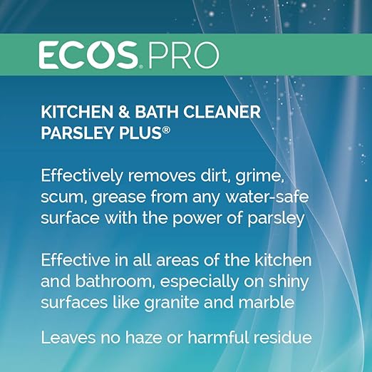 ECOS PRO PL9746/6 All-Purpose Kitchen-Bathroom Cleaner Parsley Plus (Pack of 6)