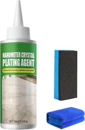 Nano Crystal Coating Agent For Tile &amp Furniture Nano Meter Crystal Plating Agent Quartz Marble Stone Polish Cleaner Long-Lasting Polishing Fast Drying (1Pcs)