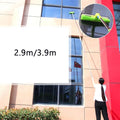 Telescopic Window Cleaner 2.9m/3.9m Cleaning Kit with Extension Pole High Altitude Glass Cleaning Microfiber Feather Duster/3.9m (3.9m)
