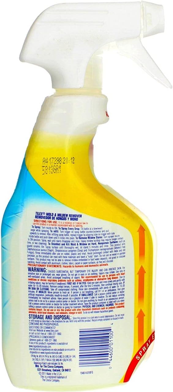Tilex Mold and Mildew Remover Spray 16 Fl Oz (Pack of 3)