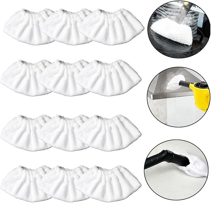 Replacement Mop Heads Cloth Compatible For Karcher Easyfix SC2 SC3 SC4 SC5 Rags Microfibre Mop Cover Steam Cleaner Accessories(3pcs)