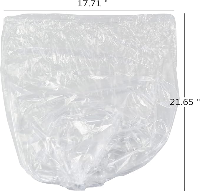 4 Gallon Clear Trash Bag Bathroom Garbage Bag 1500 Counts 15 Rolls