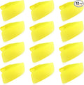 LemonRoad 12 Pack Toilet Bowl Deodorizer Rim Hanger Air Freshener Fruity Scent Toilet Bowl Fresheners for Bathroom Car Wardrobe (Yellow)