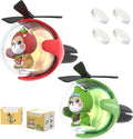 2 Pcs Pilot Car Air Freshener Cute Dog Car Vent Clip Air Freshener Automotive Air Outlet Fan Diffuser Automotive Interiors Vent Decoration (Red+Green)