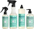 Mrs. MEYER'S Mint Variety Pack Includes 1 Room Freshener 8 OZ 1 Liquid Dish Soap 16 OZ 1 Liquid Hand Soap12.5 OZ 1 Multi-Surface Cleaner 16 OZ 1 CT (Mint)