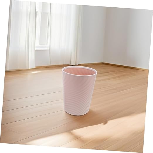 2pcs Small Rubbish Bin No Lid Design Wastebasket for Bathroom Office Bedroom Compact Garbage Container for Daily Waste Management