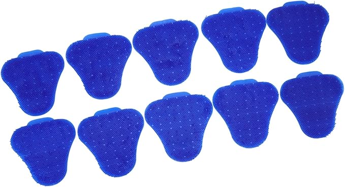 10pcs Urinal Screen Fresheners Anti-Splash Air Freshener Urinal Screen Mat for Toilet (Blue)