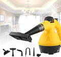 Handheld Steam Cleaner Portable Steam Cleaning Machine with 1000W Power Includes 6 Spray Heads Auto Dry Burn Protection for Cleaning Car Bathroom Shower Upholstery Grout Window Grease