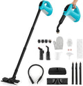 S AFSTAR Handheld Steam Cleaner 1400W Pressurized Steamer with 14-Piece Accessories &amp Child Lock Multipurpose Portable Steamshot Steam Mop for Cleaning Kitchen Floor Sofas Car Windows (Blue)