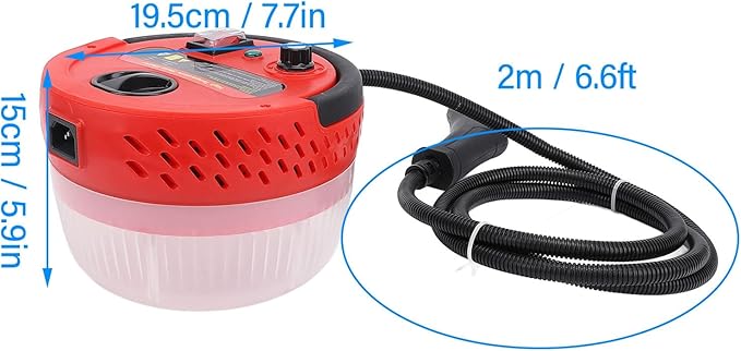 2500W Handheld Steam Cleaner High Pressure 5.5 BAR1400ml Large TankPortable Steamer for HomeKitchenCar FurnitureMattressBathroom CleaningHeat Proof Gloves Included