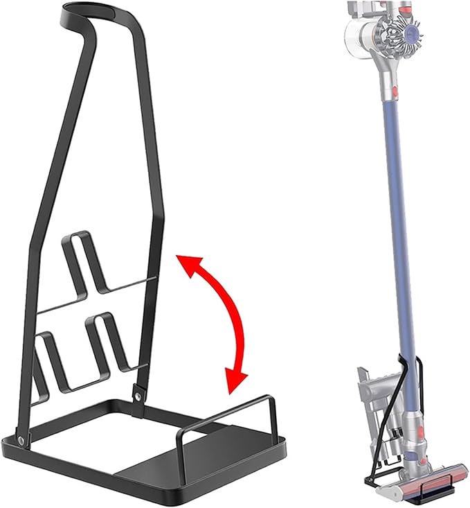 Vacuum Stand Stick Vacuum Cleaner No Drilling Vacuum Holer Compatible for Cordless Vacuum and Attachments