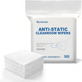 Anti-Static Microfiber Wipes 6x6(100 PcsClass 100 200GSM) Lint Free Cloths Reusable Special ESD Protection Design is Suitable for Protecting Sensitive Electronic Components and Tools